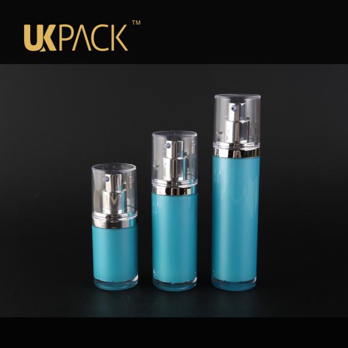 Double bouteille privée d'air cosmétique de pompe de la couche 30ml PMMA d'UKPACK pour la crème d'oeil d'essence