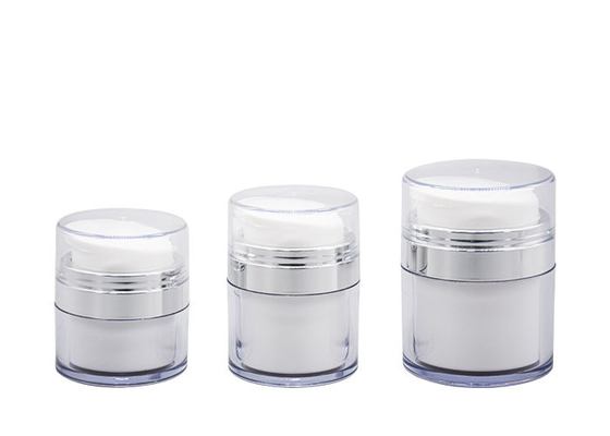 UKA46 Refillable Airless Cream Jar Acrylic Cream Bottle 15g 30g 50g For Personal Skin Care Packaging