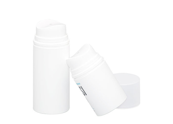 UKA57 Eco Friendly PP PCR Recyclable Press Airless Pump Bottle 50ml 100ml 150ml With Cap