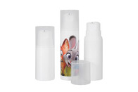 150 ml / 200 ml / 250 ml Couleur et logo personnalisés Bouteille sans air en PP Contenant d' emballage cosmétique UKA21