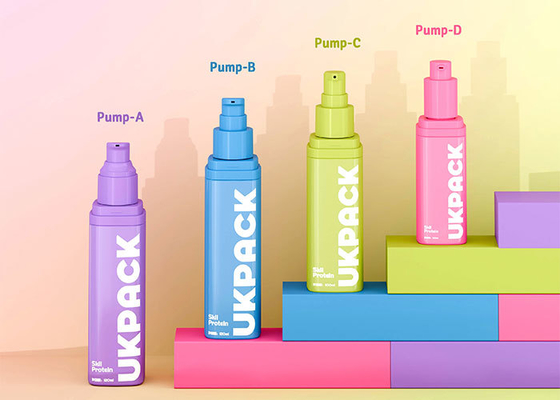 Série de flacons airless professionnels (50 ml/100 ml/120 ml) - Configuration à double pompe