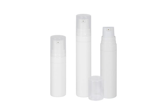 bouteille privée d'air blanche de pompe de soins de la peau de 5ml 8ml 10ml pp pour l'ensemble de voyage