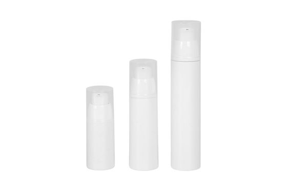 Bouteilles privées d'air blanches en vrac de pompe du rond 15ml 30ml 50ml